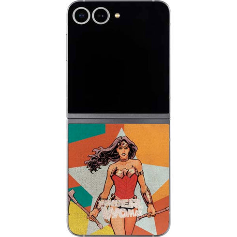 DC Comics Wonder Woman New 52 Comic Cover #23 Art By Cliff Chiang Galaxy Z Flip6 Skin